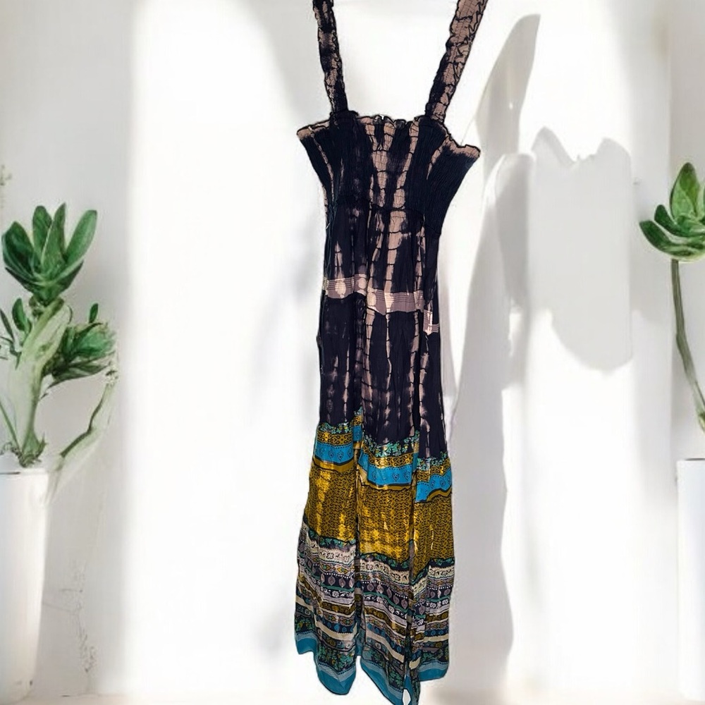 NWT Chaudry KC Smocked Maxi Dress - NWT - Size Medium - Picture 2 of 9